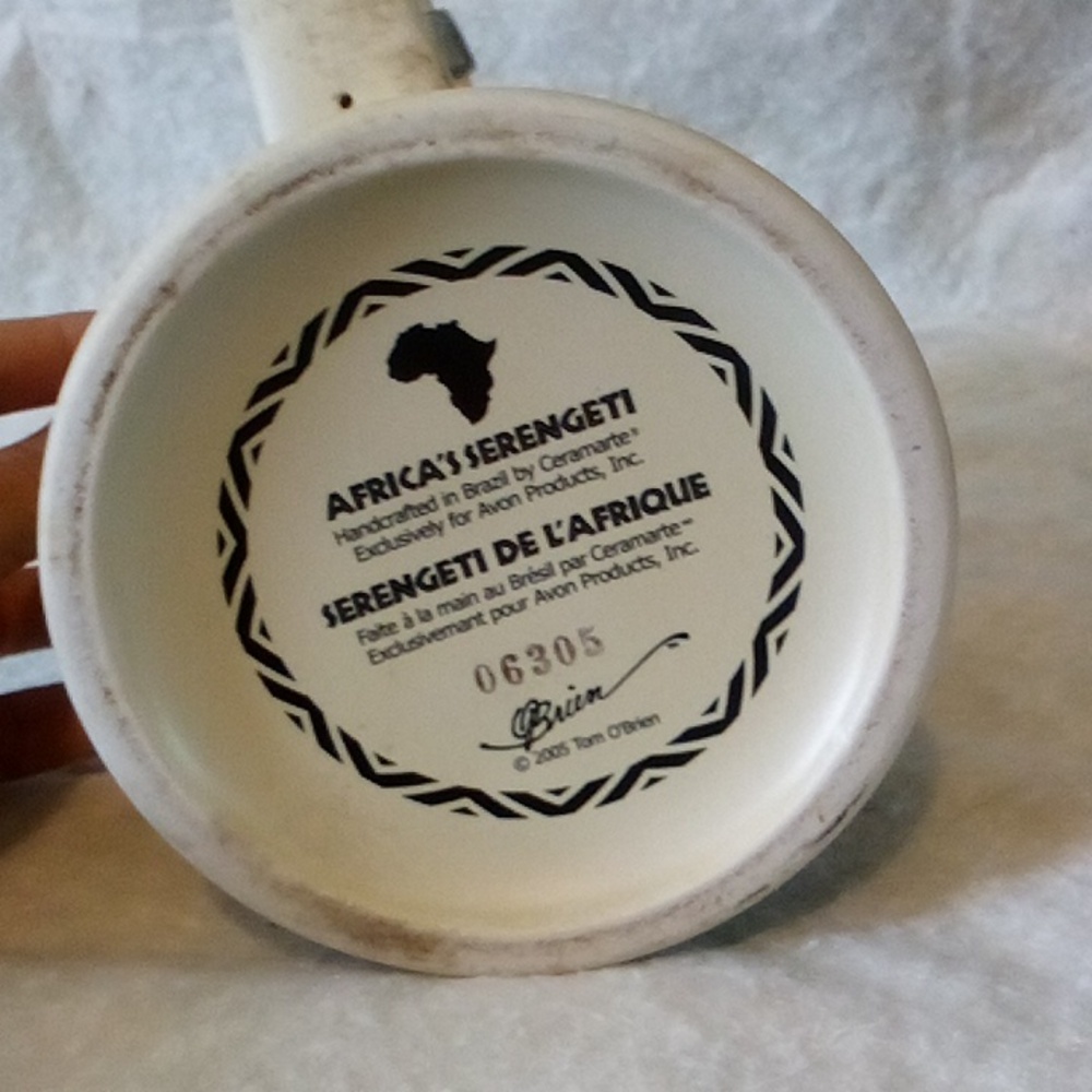 Beer Stein Africa's Serengeti # 06305 beautifully done with wildlife 10" - Picture 7 of 8